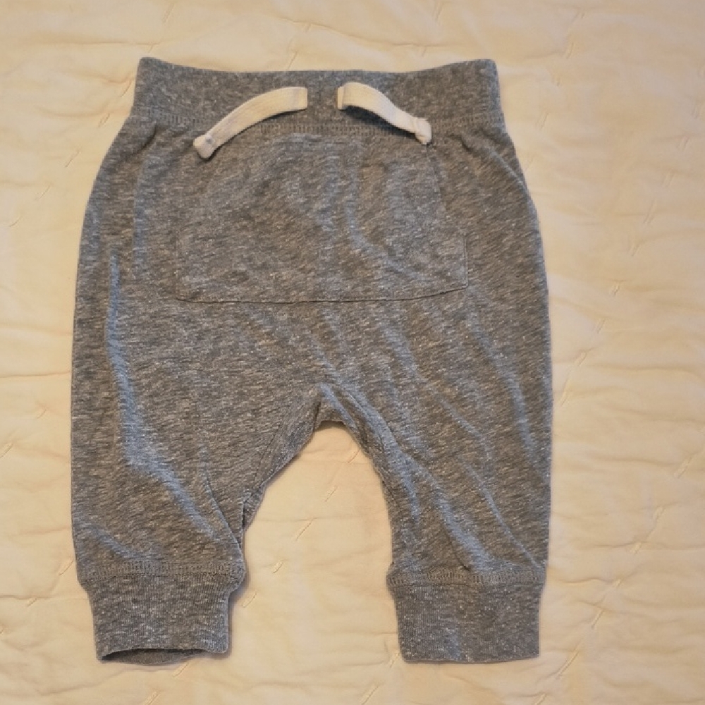 Primary Heather Gray Easy Pants (0-3months)